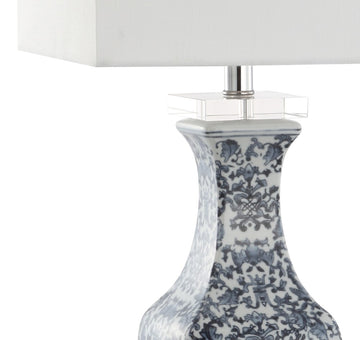 May 28" Ceramic/Crystal LED Table Lamp - JONATHAN Y